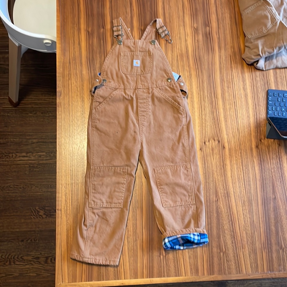 Boys coveralls lined with flannel 4T